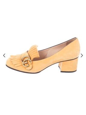 Gucci Double G Logo Suede Pumps in box 
Women's Size: 7.5 | IT 37.5